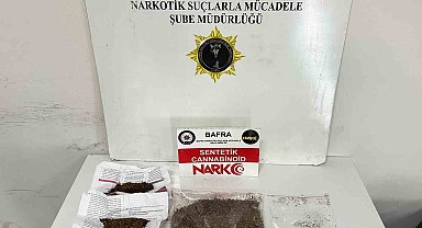 Bafra'da narkotik operasyonu: Uyuşturucu ticareti yaparken yakalandı