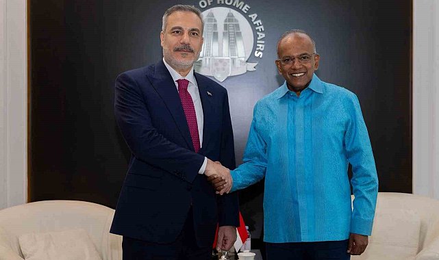 Bakan Fidan, İçişleri Bakanı ve Ulusal Güvenlikten Sorumlu Koordinatör Bakan Shanmugam'la görüştü