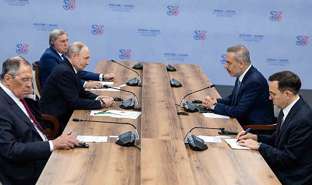Bakan Fidan, Rusya Devlet Başkanı Putin ile görüştü