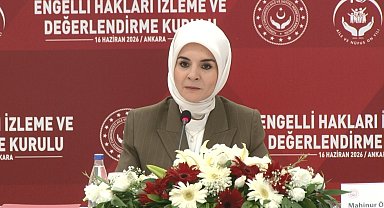 Bakan Göktaş: "Engelli Hakları İzleme ve Değerlendirme Kurulumuzun çalışmalarını sürdürebilmesi için iki alt çalışma grubu oluşturulacak"