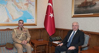 Bakan Güler, Irak'ın Ankara Askerî Ataşesi'ni kabul etti