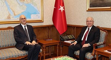 Bakan Güler, Mısır Büyükelçisi El Şeyh'i kabul etti