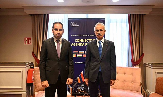 Bakan Uraloğlu, Ermeni mevkidaşı Khudatyan ile görüştü