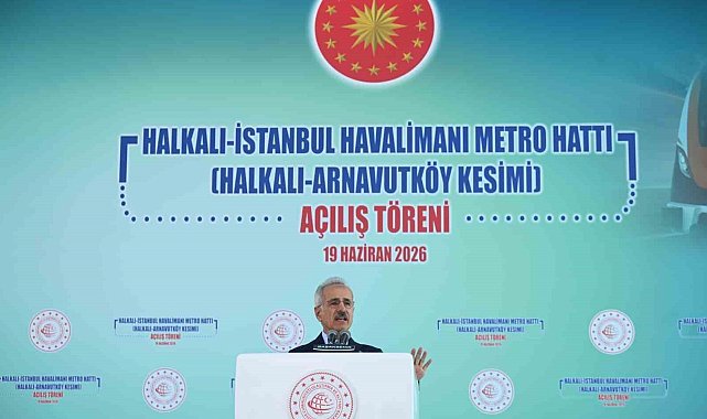 Bakan Uraloğlu: "Bakanlığımızca İstanbul'a kazandırılan toplam raylı sistem hattı uzunluğu 180 kilometreye ulaştı"