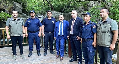 Balıkesir Valisi İsmail Ustaoğlu Kazdağı Milli Parkı Hasanboğuldu alanında incelemelerde bulundu