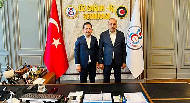Başkan Aküzüm, HAK-İŞ Genel Başkan Yardımcısı Sert ile bir araya geldi
