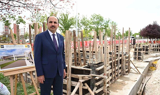 Başkan Altay: "150 milyon lira maliyetle yayalar ve bisiklet kullanıcıları için 2 yeni üst geçit yapıyoruz"