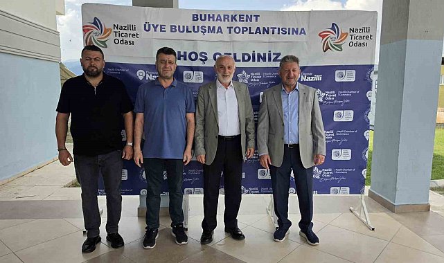 Başkan Arslan, Buharkent'te oda üyeleri ile buluştu