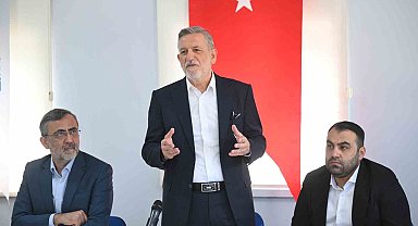 Başkan Burkay'dan terminalde önemli buluşma