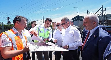 Başkan Büyükakın çalışmaları yerinde inceledi