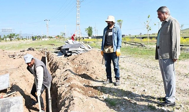 Başkan Taşkın, altyapı çalışmalarını yerinde inceledi