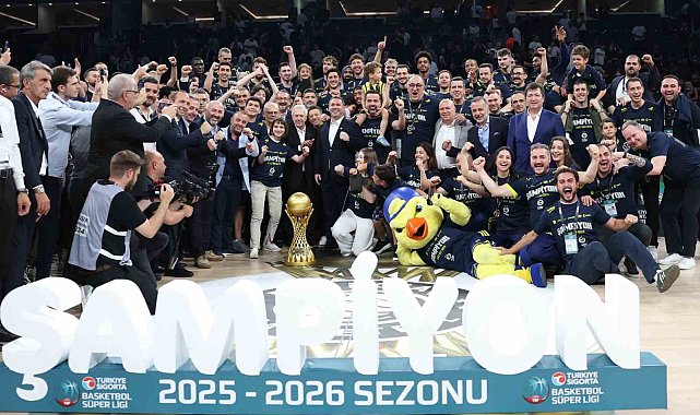 Basketbol Süper Ligi'nde şampiyon Fenerbahçe