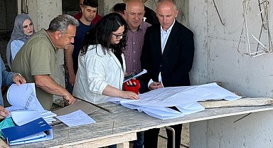 Bayburt'taki şantiyelerde yapı denetimi yapıldı