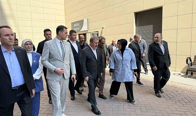BBP Genel Başkanı Destici, hayatını kaybeden ağabeyi için Eskişehir Şehir Hastanesi morguna geldi