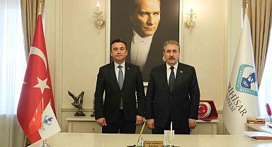 BBP Genel Başkanı Mustafa Destici'den Başkan Dökmeci'ye ziyaret