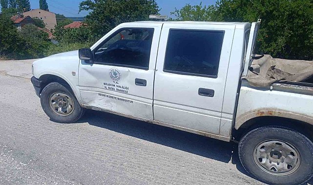 Bilecik'te motosiklet kamyonete çarptı: 1 yaralı
