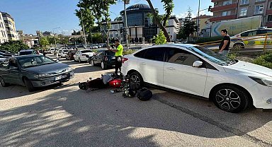 Bilecik'te otomobil ile motosiklet çarpıştı