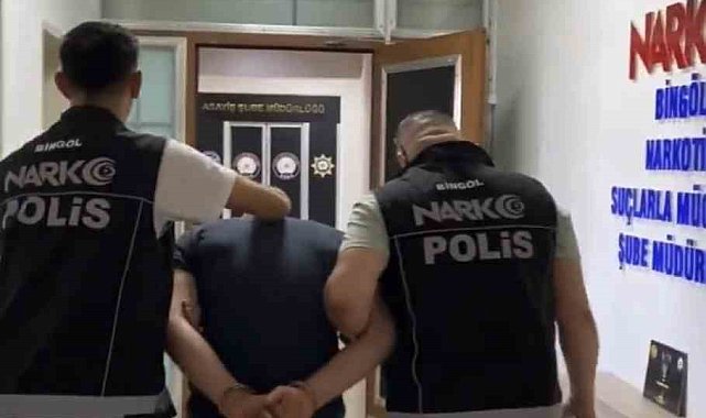 Bingöl'de uyuşturucu taciri tutuklandı