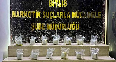 Bitlis'te yakıt deposuna gizlenen 15 kilo esrar ele geçirildi