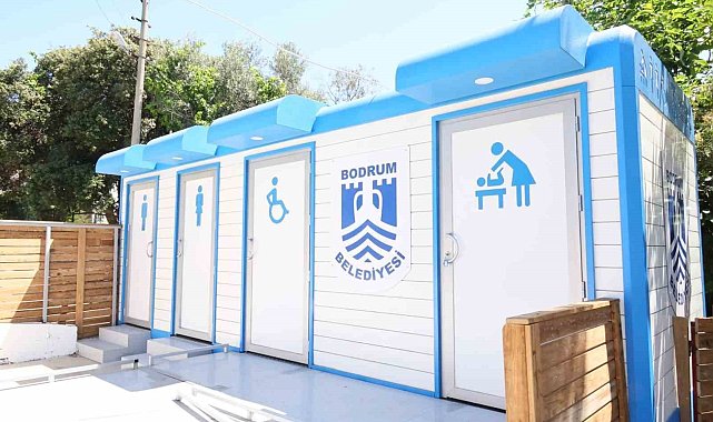 Bodrum'da modern tuvaletler hizmete alındı