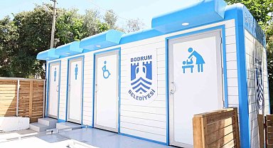 Bodrum'da modern tuvaletler hizmete alındı