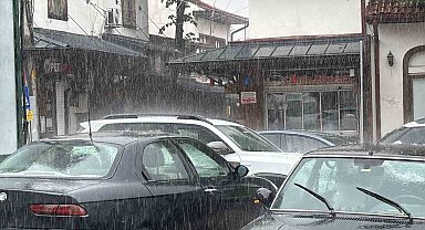 Bolu'da sağanak hayatı olumsuz etkiliyor