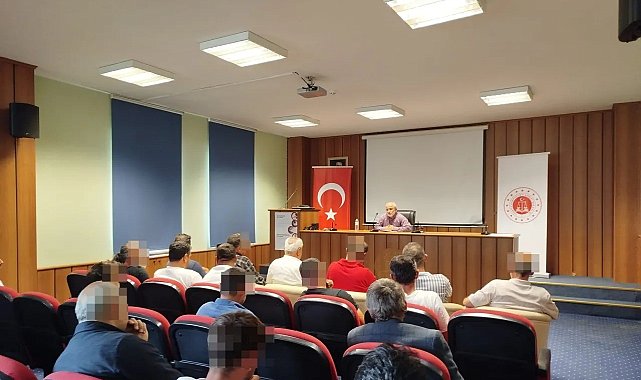 Boyabat'ta hükümlülere "İslamiyet'te sevgi ve merhamet" semineri