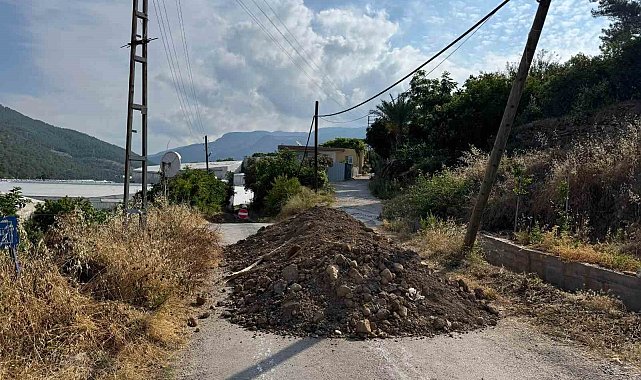 Bozyazı'da yol krizi büyüyor: Alternatif güzergah da kapatıldı