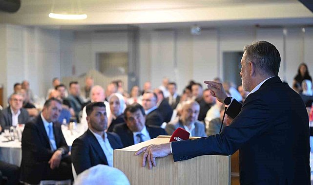 BTSO Başkanı İbrahim Burkay Demirtaş'taki firma sahipleriyle buluştu