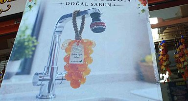 Burhaniye'de Salkım Sabun ilgi gördü