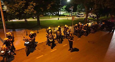 Bursa'da bin polisle huzur operasyonu Sokaklar abluka altına alındı