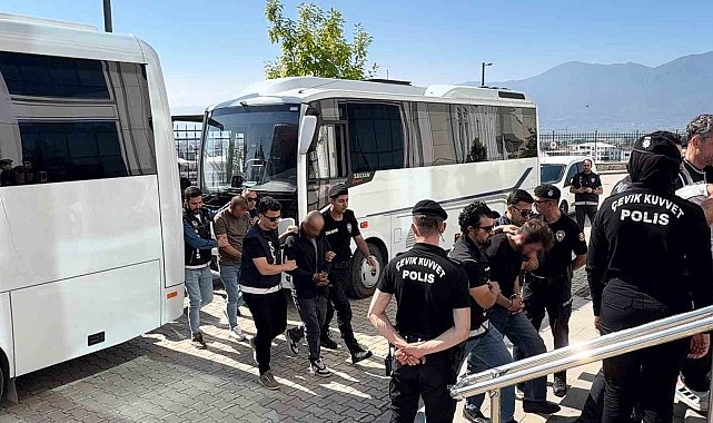 Bursa'da hava destekli uyuşturucu operasyonu: 17 tutuklama
