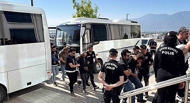 Bursa'da hava destekli uyuşturucu operasyonu: 17 tutuklama