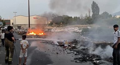 Bursa'da otluk alanda çıkan yangın paniğe neden oldu
