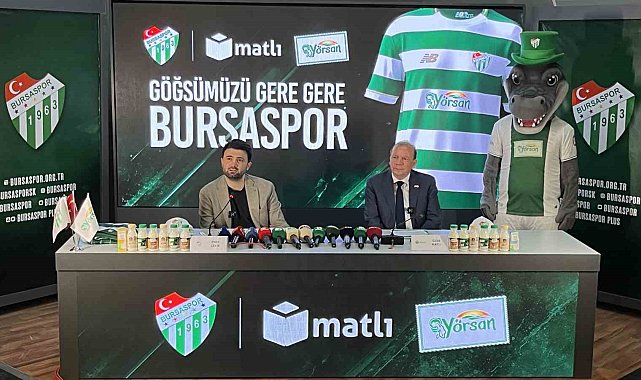 Bursaspor, 70 milyonluk sponsorluğuna imza attı
