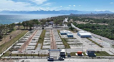 Büyükşehir Belediyesi'nden Lara'ya yeni karavan parkı