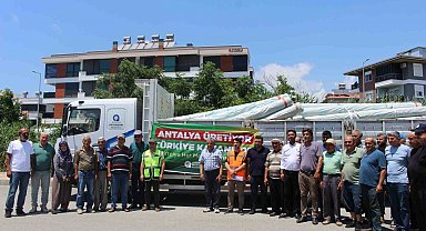 Büyükşehir'den Gazipaşalı üreticilere naylon desteği