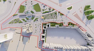 Büyükşehir'in Cumhuriyet Meydanı'nda 'doğal taş dönüşümü' başlıyor