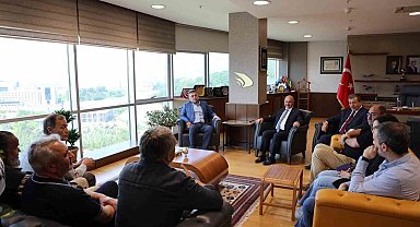 Çalışan Gazeteciler öneri ve taleplerini Rektör Prof. Dr. Sözbir'e anlattılar