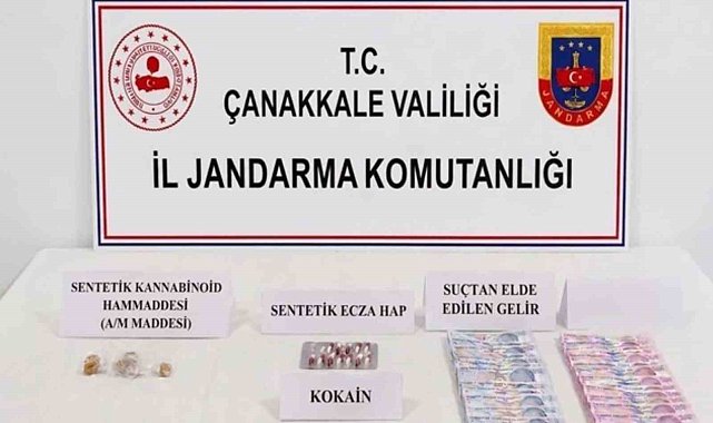 Çanakkale'de uyuşturucu operasyonu: 3 şüpheli tutuklandı