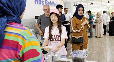 Canik'te aşure ikramı