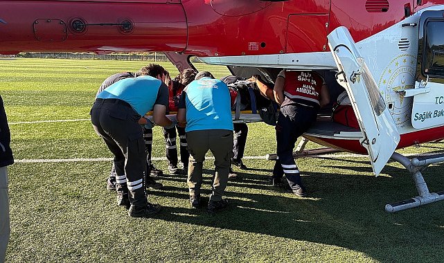 Çatalca'da yamaç paraşütü kayalıklara çarptı, 1'i çocuk 2 kişi yaralandı
