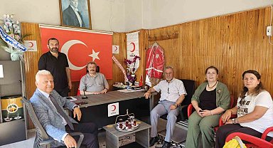 Çaycuma Kent Konseyi'nden Kızılay Şubesine Ziyaret