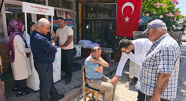 Çemişgezek'te vatandaşlara fiziksel sağlık taraması yapıldı