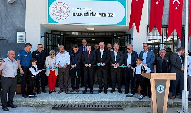 Çilimli'de hayat boyu öğrenmeye modern merkez