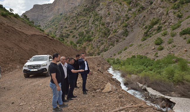 Cilo ve Sat Dağları Milli Parkı yolunda asfalt hazırlığı