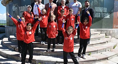 Cimnastikçiler analig yolcusu
