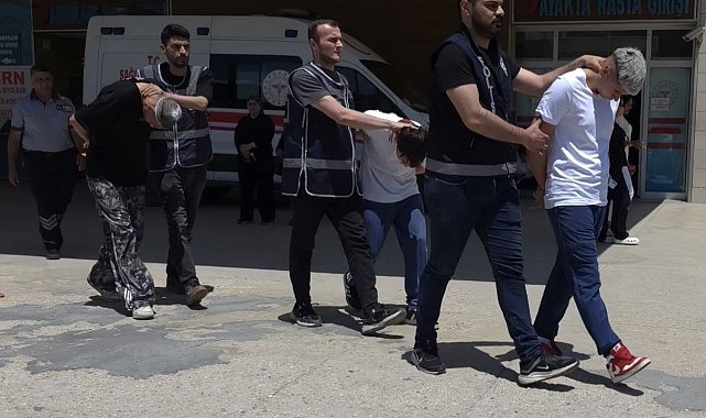 Çocuk parkında dehşeti yaşatanlar adliyeye sevk edildi