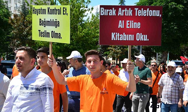Çorum'da bağımlılığa karşı farkındalık yürüyüşü