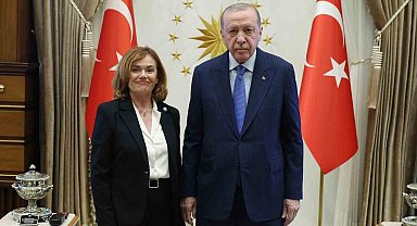 Cumhurbaşkanı Erdoğan, İspanya Anayasa Mahkemesi Başkanvekili Huertas'ı kabul etti